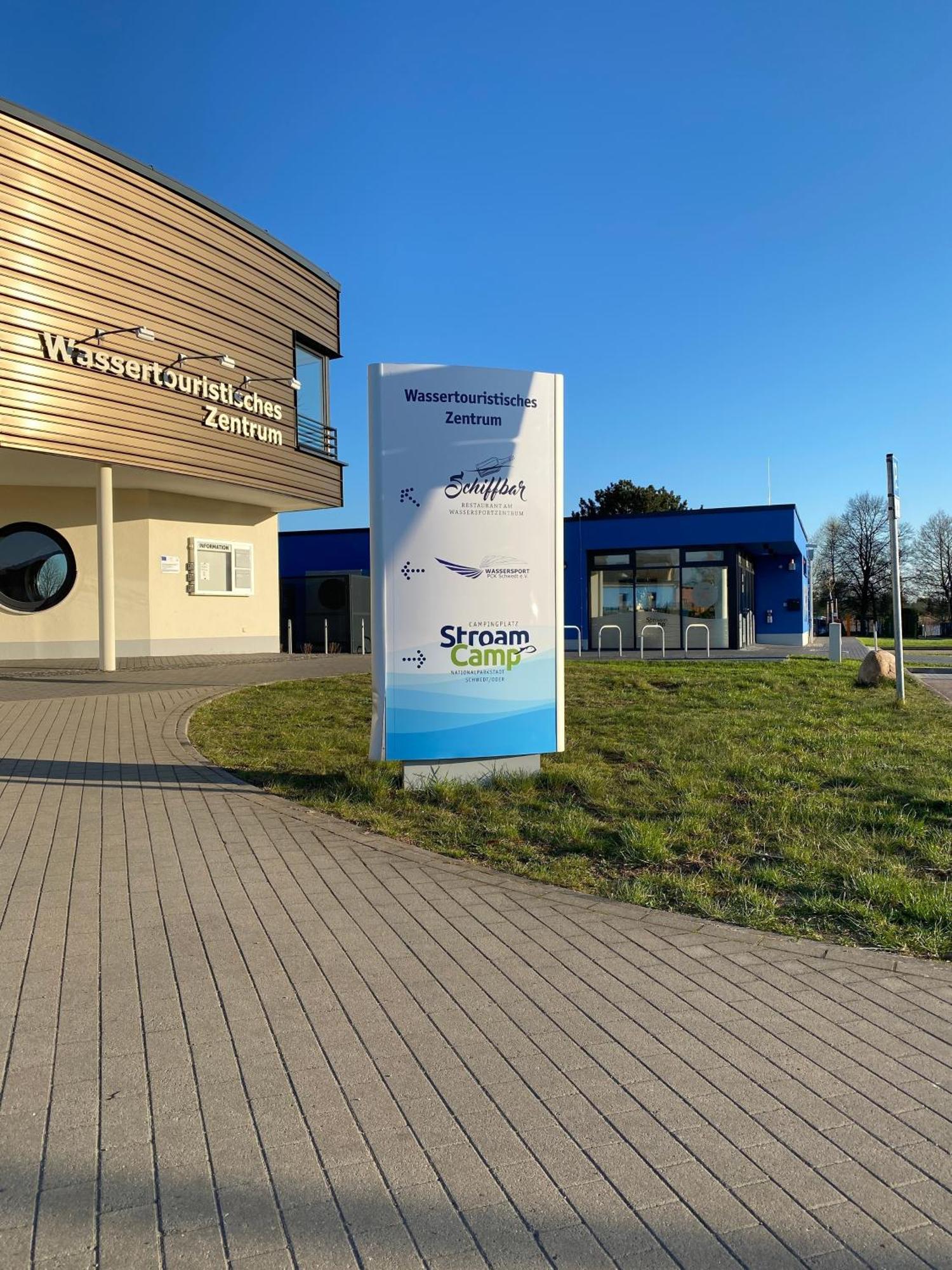 Ferienwohnung Stroamcamp Schwedt/Oder Exterior foto